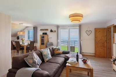 Image de Appartement 'Watt'nblick' avec vue sur la mer, jardin partagé et Wi-Fi