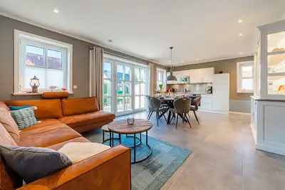 Image de Exklusives Friesenhaus \"hus in Lee\" mit Sauna und Eingezäuntem Gartenbereich