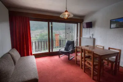 Image de Studio avec balcon et Wifi à 500m du centre de Morzine