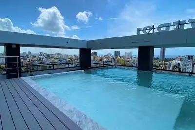 Image de Cozy 1-bedroom apartment in enchanting Santo Domingo with fitness room, WiFi,