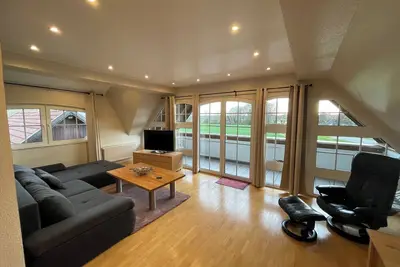 Image de Großzügige Ferienwohnung für bis zu 4 Personen mit Balkon