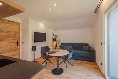 Image de Appartement \"Alpenrose\" avec vue sur les montagnes, terrasse partagée et Wi-Fi