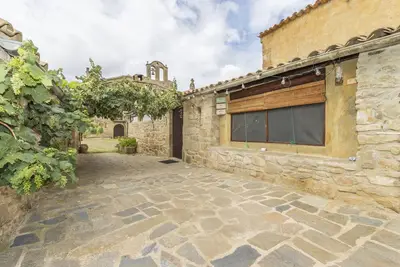 Image de Maison de vacances 'El Porxet' avec vue sur les montagnes, piscine partagée et Wi-Fi