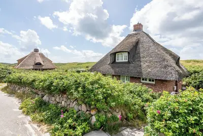 Image de Dünenblick. Terrasse. Familie