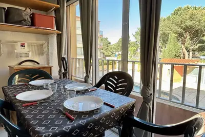 Image de Studio cabine avec piscine, à 400m de la plage, Argelès-sur-Mer, 4 couchages