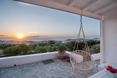 Image de Maison de vacances 'Eva's Open Sea View House' avec vue sur la mer, Wi-Fi et climatisation