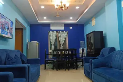 Image de 3-bedroom apartment in charming Hyderabad with WiFi, Ac and private parking