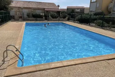 Image de Appartement 2p avec Tennis, Piscine, Park Privé, à 800m Plage - St Pierre la Mer