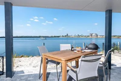 Bel appartement à Olpenitz avec sauna