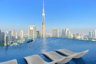 Image de Modern 2br w/ Stunning Burj Khalifa Views & Pool Access
