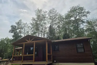 Image de Right on the Tuscobia Trail Cozy 2-bedroom cabin in  Winter with WiFi, Ac