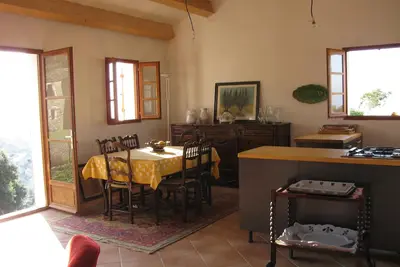 Maison avec vue sur mer et grand terrain