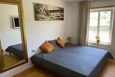 Image de Shared living room, open kitchen, wellness, 2 double bedrooms with  bathrooms.