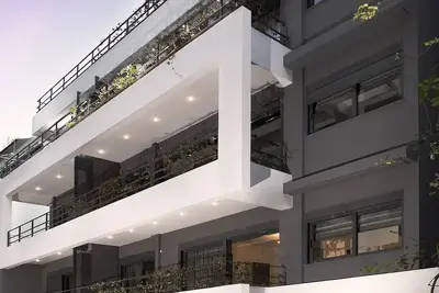 Image de Modern 1-bedroom apartment with Ac and WiFi and balcony in delightful Athens