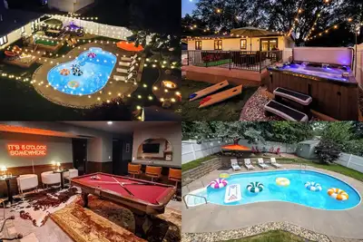 Image de Omaha Oasis! Pool, Hot Tub, Mini Golf, Bar, Games