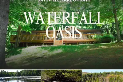 Image de Waterfall Oasis-Muskoka Room|Kayak|Dock|LakeofBays
