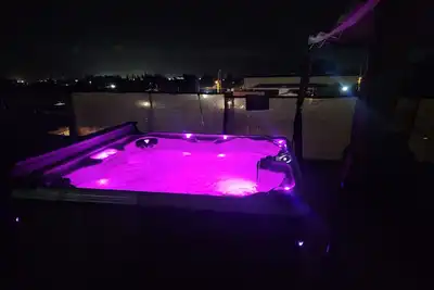 Image de Stargaze, Comfort Under the Stars, Luxury Hot Tub & Arcade Room in Aguadilla Pr