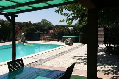 Villa 'Via Ferrata' avec vue sur montagne, piscine privée et terrasse privée