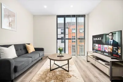 Image de Luxury 2 Bed Apartment - Smart Tv - Wifi -  Jewellery Quarter