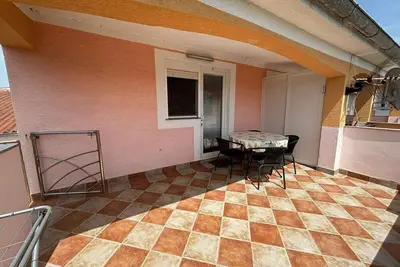 Image de Appartement de deux chambres avec la terrasse et la vue sur le mer Vrsi - Mulo, Zadar (A-23428-a)