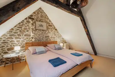 Maison de vacances 'Maison Chapelle Du Verger' avec vue sur la mer, terrasse partagée et jardin