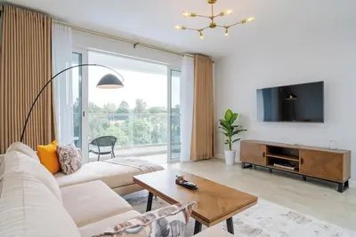 Image de Cozy 2-bedroom apartment with WiFi, fitness room in gorgeous Marquis B3-2