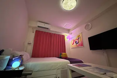 Image de 4min to Tameike Sanno stationPink  Purple Magic Room3ppl - Travelerz Tokyo Akasaka / Minato-ku Tokyo