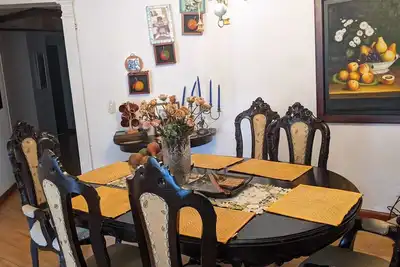 Apartamento En Chapinero Alto Con Chimenea Electrica