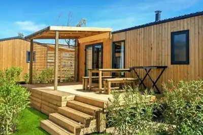 Image de Mobil home Premium 4 pièces 6 personnes Climatisé + Tv