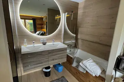 Image de Chalet familial Savoyard superbe vue Mont-Blanc à Combloux Megève avec sauna