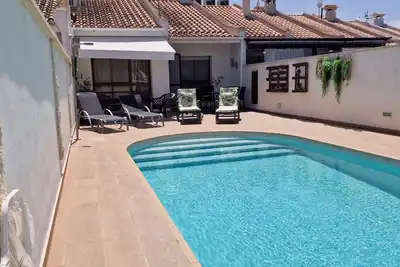 Image de \"Conxa\"@Marisol : 350m de la plage, piscine privée, A/C, WiFi, plage pour chiens