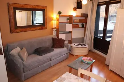 Image de Studio cosy 4 personnes au pied des pistes