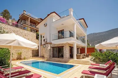 Image de Sea View Villa in Kalkan Heathed Pool with breakfast option