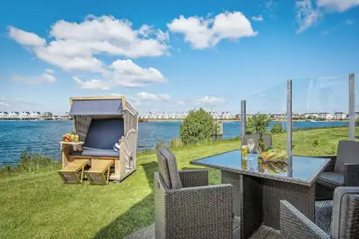 Image de Hansekogge - detached, first row on the water, sauna, whirlpool tub, shower