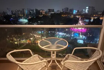 Image de The best view, in front of the magical circuit of the waters. includes garage.