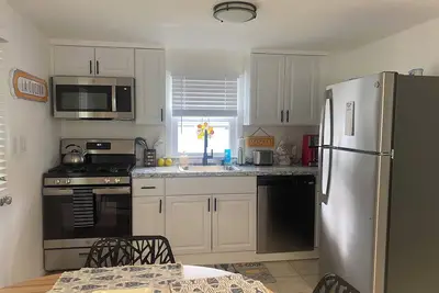 Charming 2-bedroom home with water views.