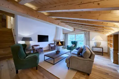 Image de Appartement \"Steinbock\" avec vue sur les montagnes, balcon et Wi-Fi