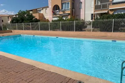 Image de Charmant T2 avec piscine et parking privatif au Cap d'Agde, idéal pour 4 personnes