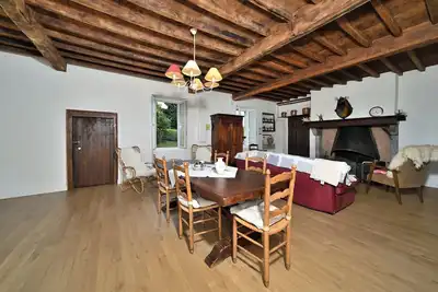 Image de Maison de vacances 'La Maison Bayle' avec vue sur les montagnes, jardin privé et Wi-Fi