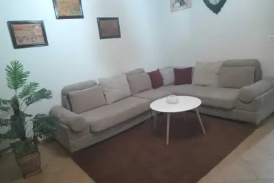 Charming 1-bedroom villa in serene Shkoder with WiFi, Ac and Garden view.