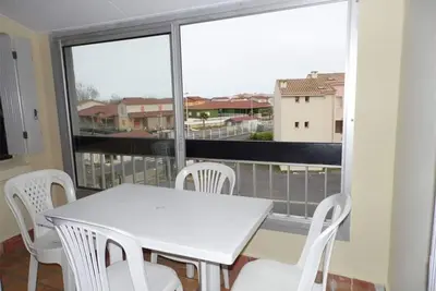 Image de Appartement 2 pièces, 4 couchages, loggia et parking privé - Marseillan