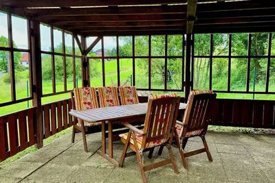 Image de Maison de vacances 'Wohlfühlen Im Zuhause Auf Zeit' avec piscine privée, terrasse privée et Wi-Fi