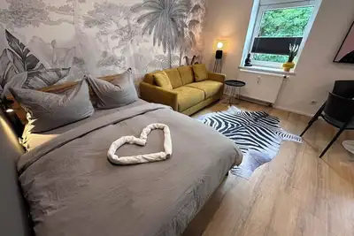 Image de Quiet, cozy holiday apartment “Dschungel\" (Jungle) in the middle of the city