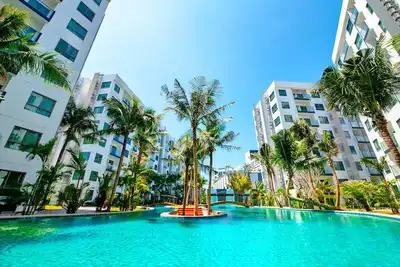 Image de 2-bedroom condo in delightful Muang Pattaya with Ac, WiFi, fitness room