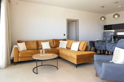 Image de Modern villa in Karavados with private pool, sea views & garden.