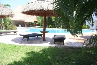 Image de Ideal for family, 5 min from Xcaret Park!