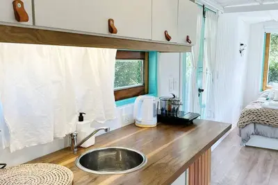 Tiny house in the forest
