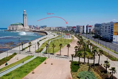 Image de Appt 2 chambres à coucher près de l'océan et la mosquée Hassan Ii