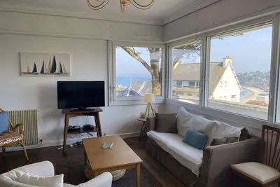 Image de Maison Vue Mer et Wifi à 550m de la plage de Trestraou à Perros-Guirec