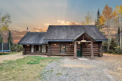 Image de Chalet en Bois Rond & Nature | Chalet Le Mélisse